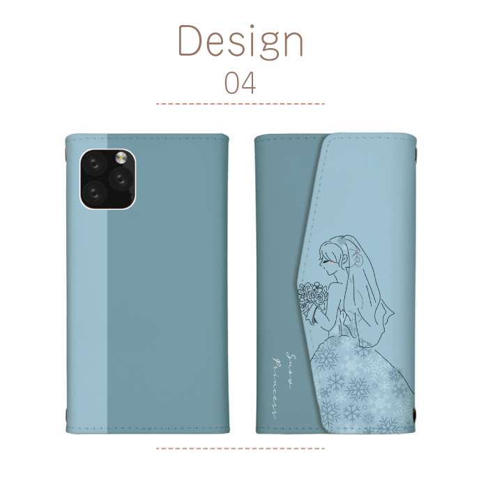 Xperia XZ3 SO-01L SOV39 801SO ケース 三つ折り カバー 雪 雪の結晶