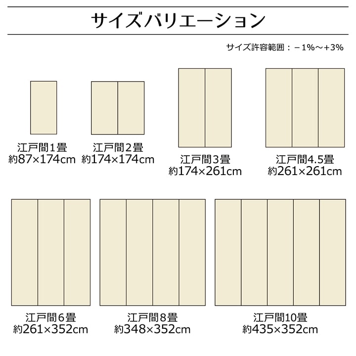 レジャーシート 440×352cm 洗える 江戸間10畳 アウトドア 日本製 畳風の画像