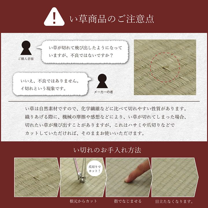 ごろ寝マット 夏用 90×200cm い草マット くつろぎ 折りたたみの画像