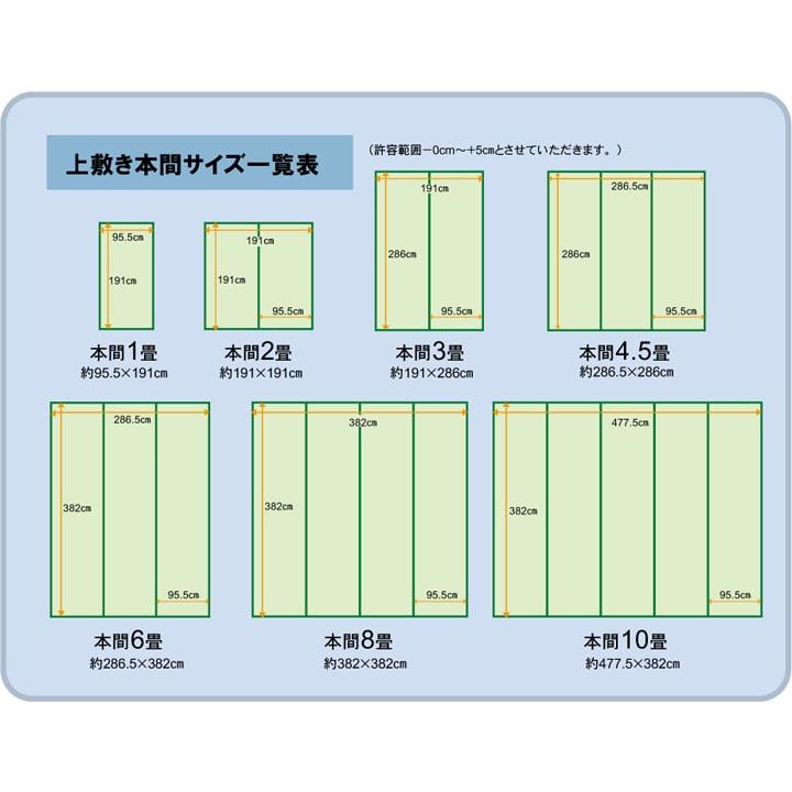 ラグマット 夏用 団地間8畳(340×340cm) い草ラグ 日本製 ござ