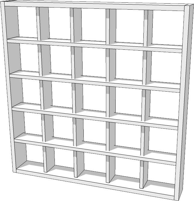 WOODPRO Yahoo!】SUGI格子ラック200型