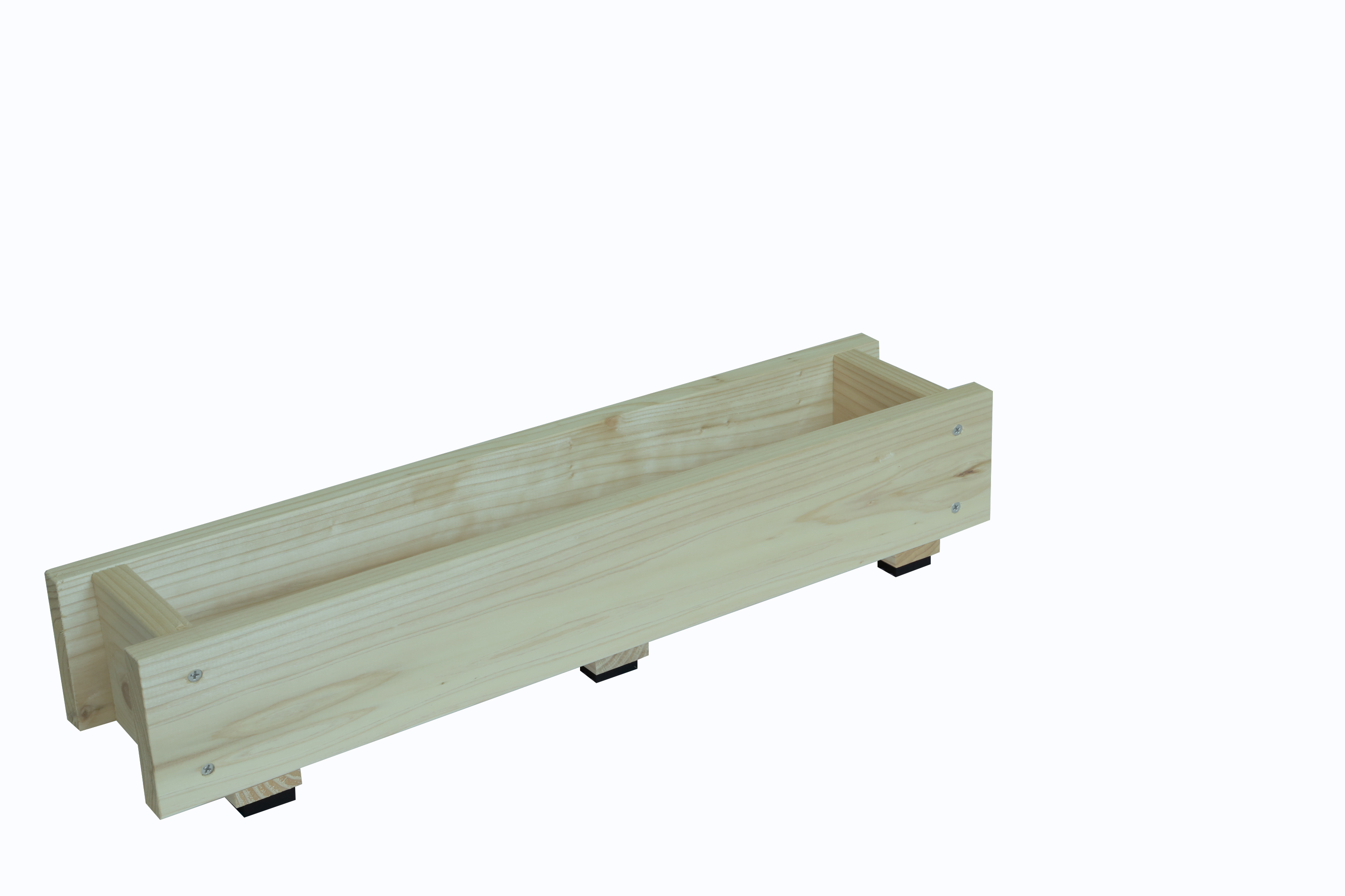 ✦予約済✦1 木製スリムプランター 白 ホワイト1台✦60x19x30cm 容量22L ダックス プランター100型（長さ600mm） 木製スリムプランター 爆買