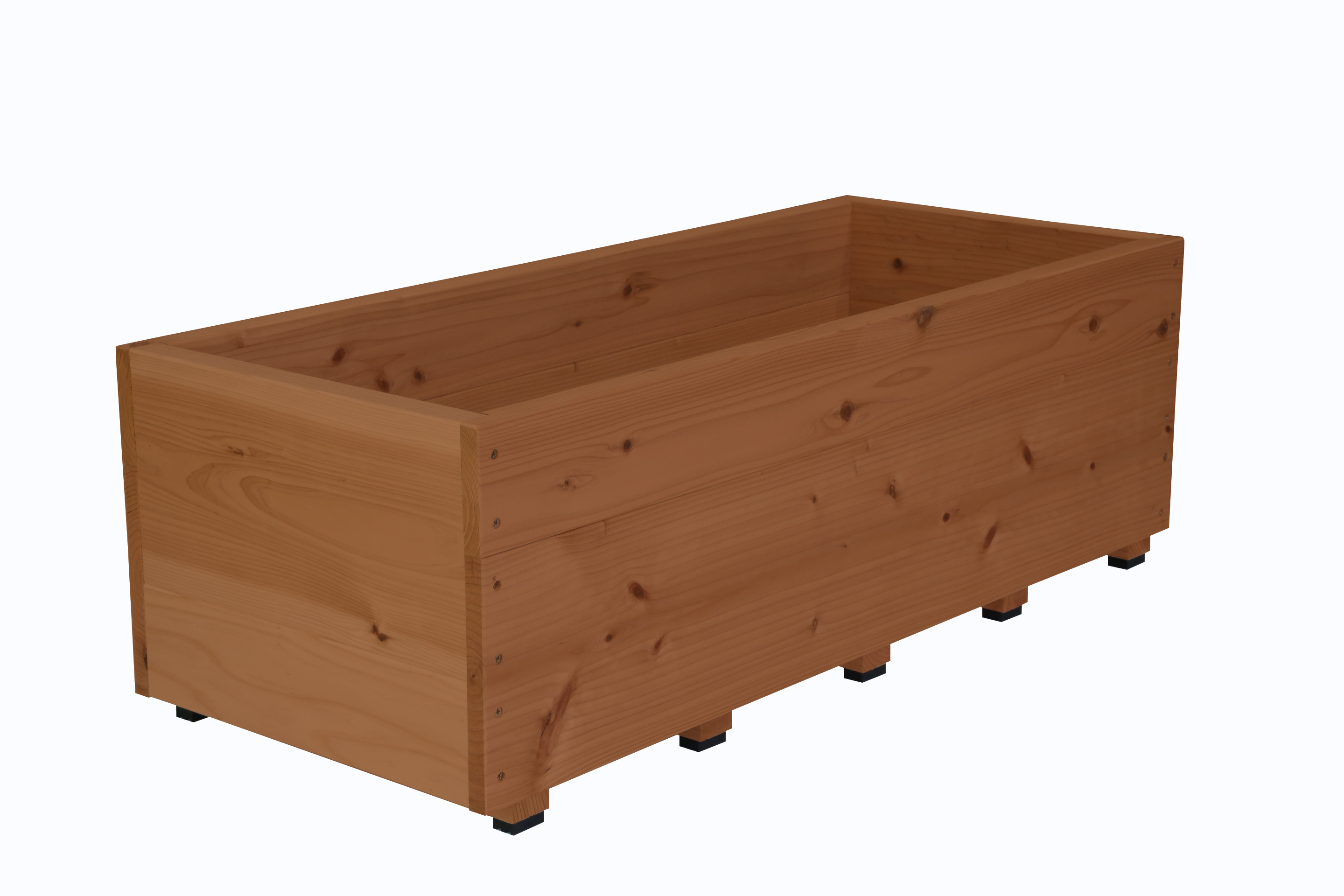 木製プランター 長方形 茶色 スクエアプランター長方形「特大」（1.5段） 幅880mm×奥行375mm×高