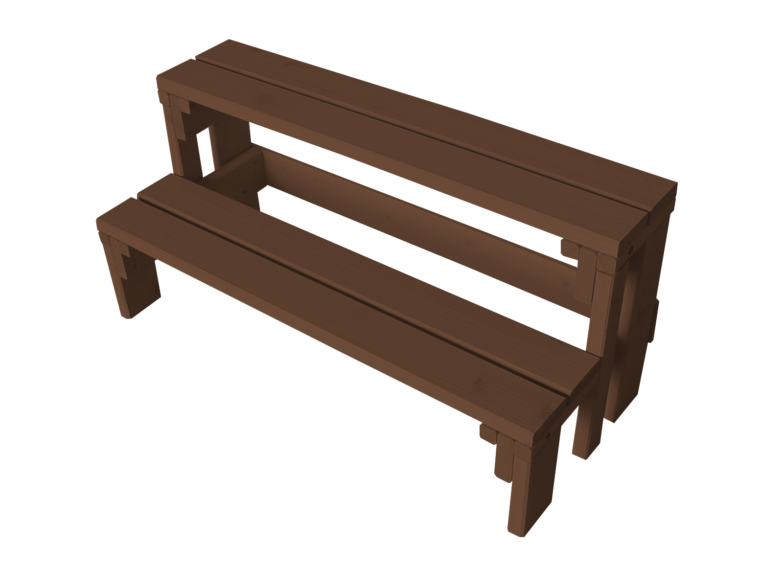 WOODPRO プランター台/花台 棚板セット2段 プランタースタンド