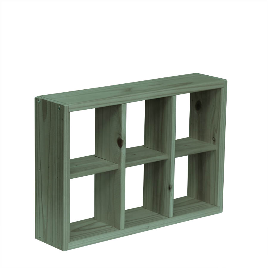 格子ラックミニ 120型 3X2 幅410mm×高さ280mm×奥行96mm