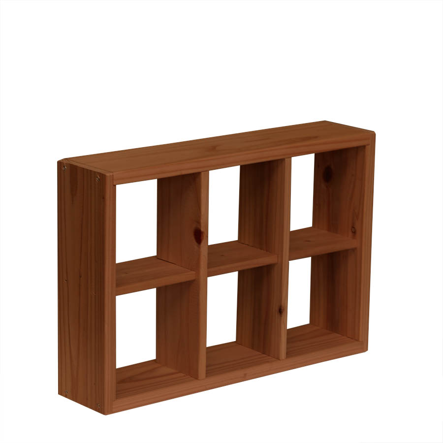 格子ラックミニ 120型 3X2 幅410mm×高さ280mm×奥行96mm