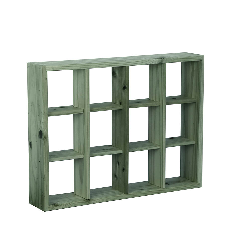 格子ラックミニ 120型 4X3 幅540mm×高さ410mm×奥行96mm