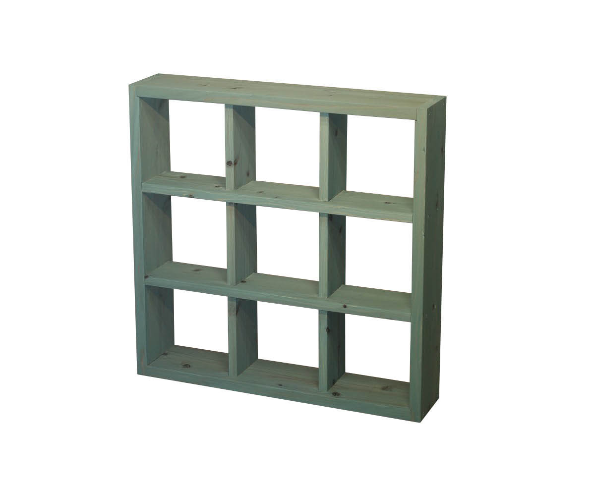 SUGI-インテリア】格子ラック 200型（内寸20cm） 3×3 【DIYキット