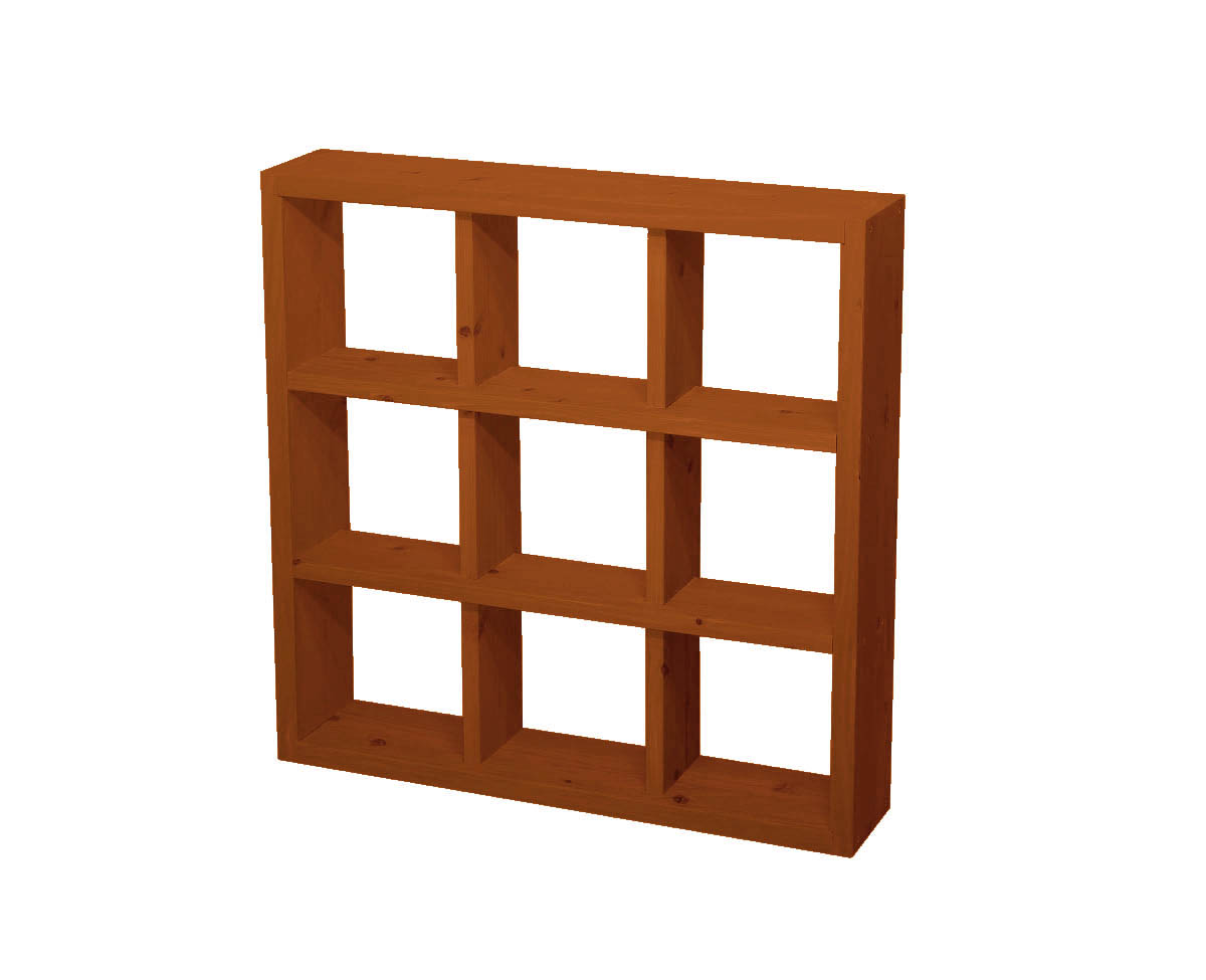 SUGI-インテリア】格子ラック 200型（内寸20cm） 3×3 【DIYキット
