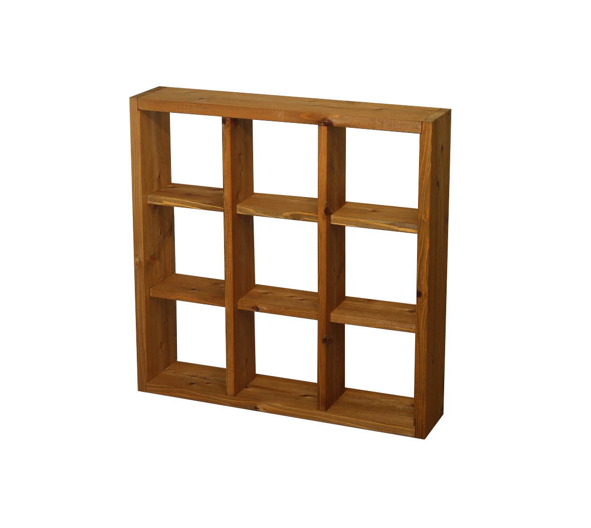 SUGI-インテリア】格子ラック 200型（内寸20cm） 3×3 完成品 幅696