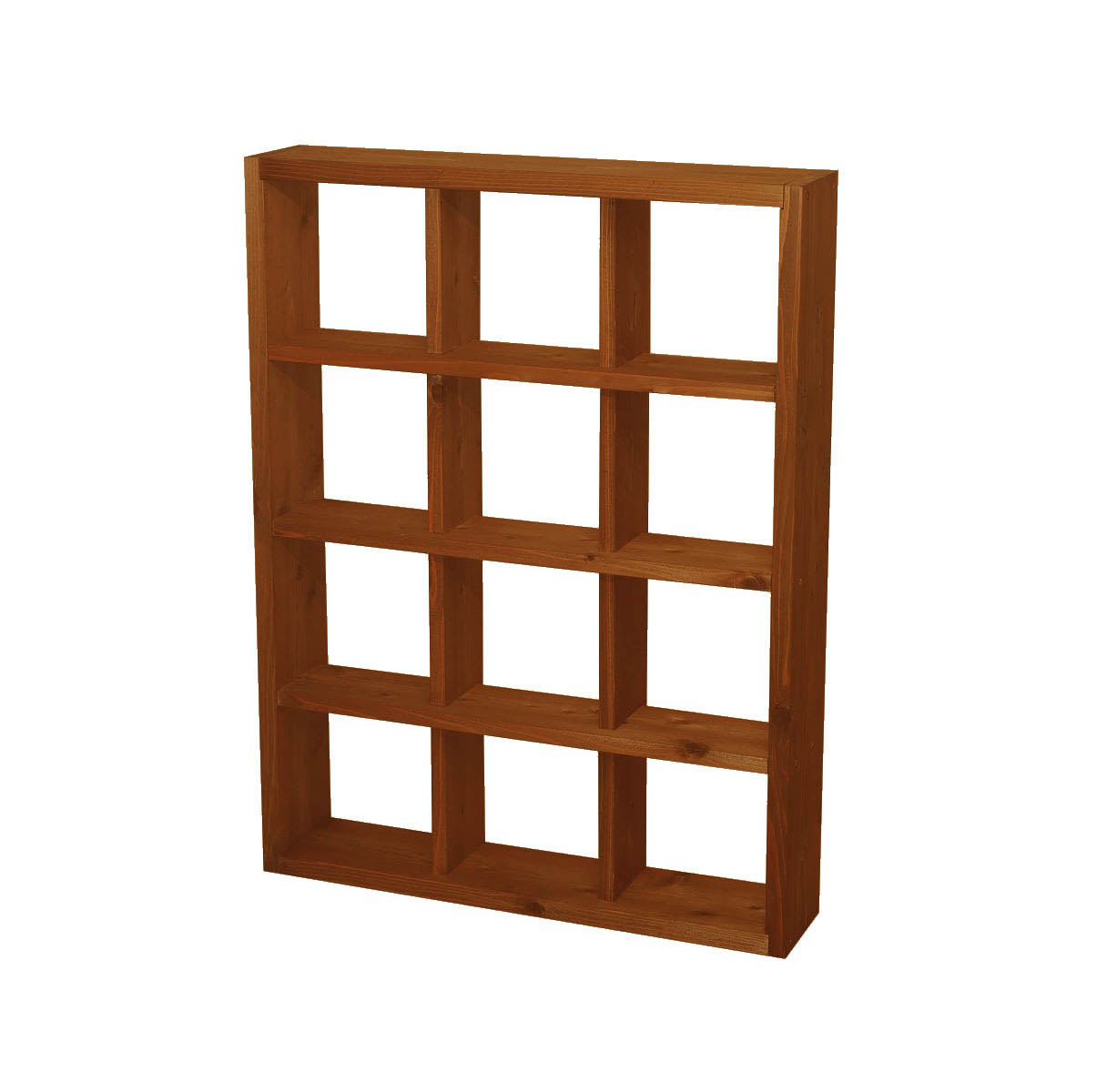 ハンドメイド　格子棚・ラック　オーダー受け付けます SUGI-インテリア】格子ラック 200型（内寸20cm） 3×4 【DIYキット