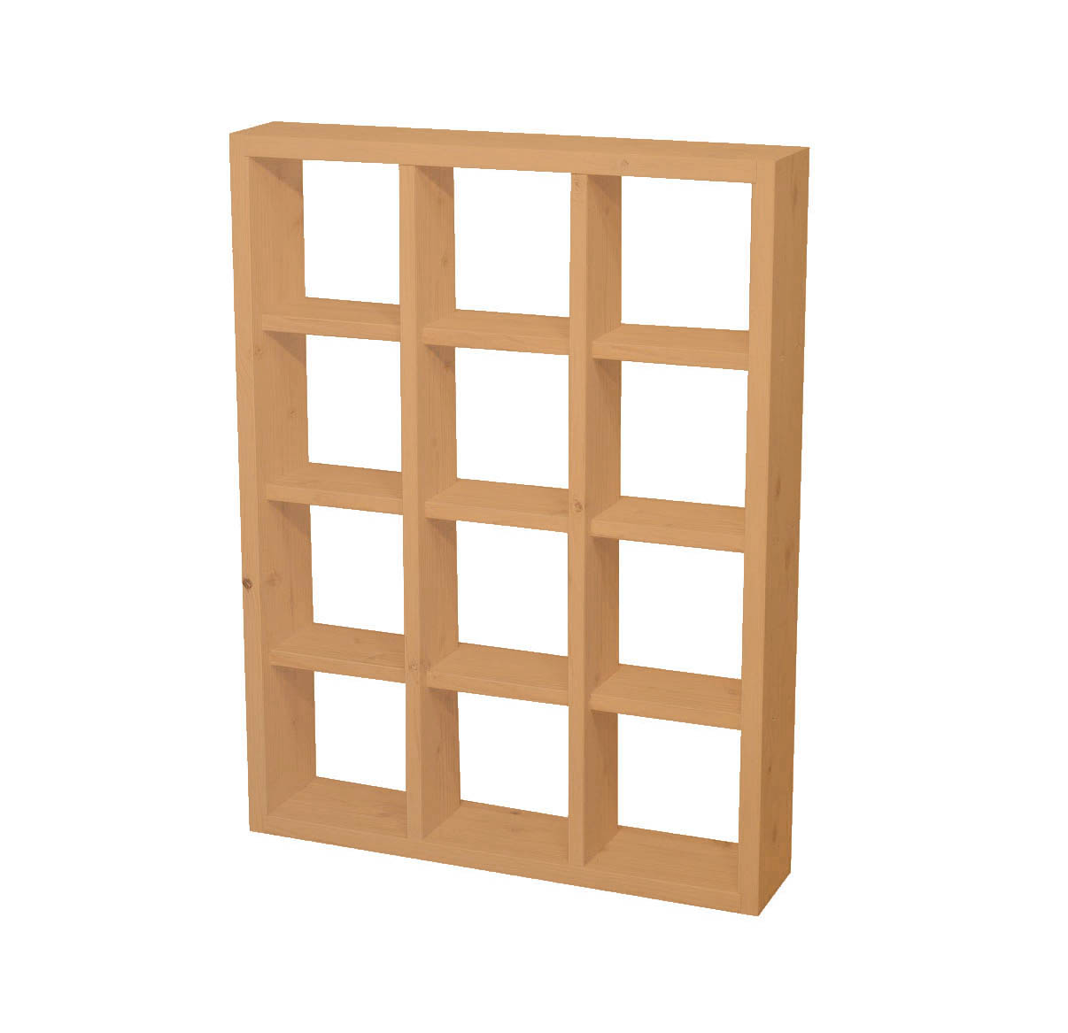 ハンドメイド　格子棚・ラック　オーダー受け付けます SUGI-インテリア】格子ラック 200型（内寸20cm） 2×2 完成品 幅475