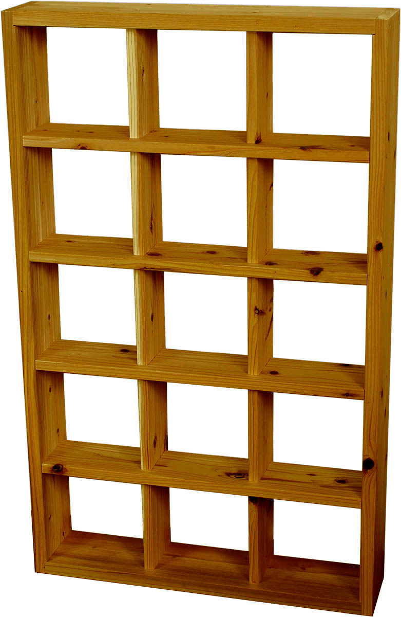 WOODPRO（ウッドプロ） 【SUGI-インテリア】格子ラック 200型（内寸
