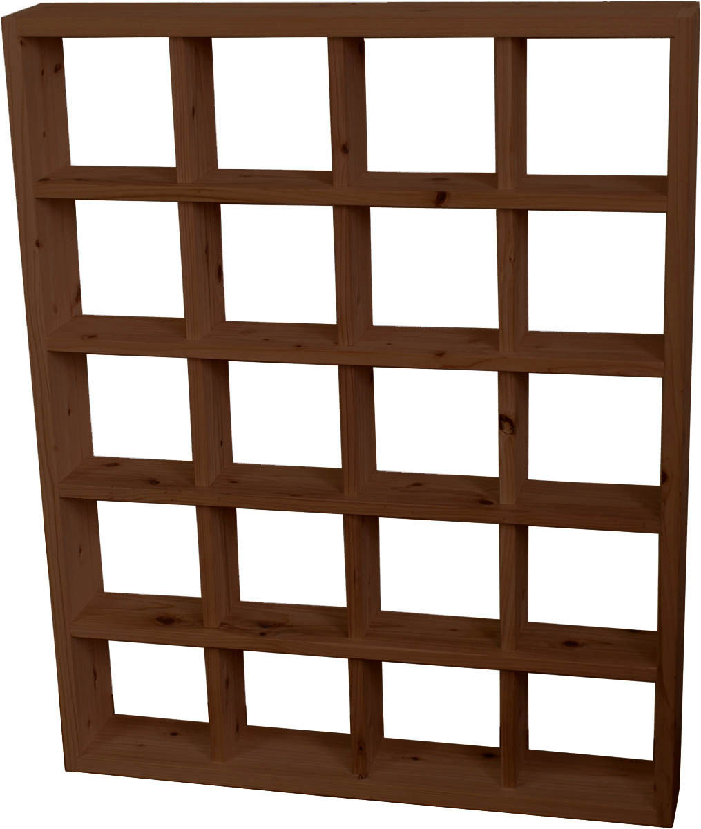 SUGI-インテリア】格子ラック 200型（内寸20cm） 4×5 【DIYキット