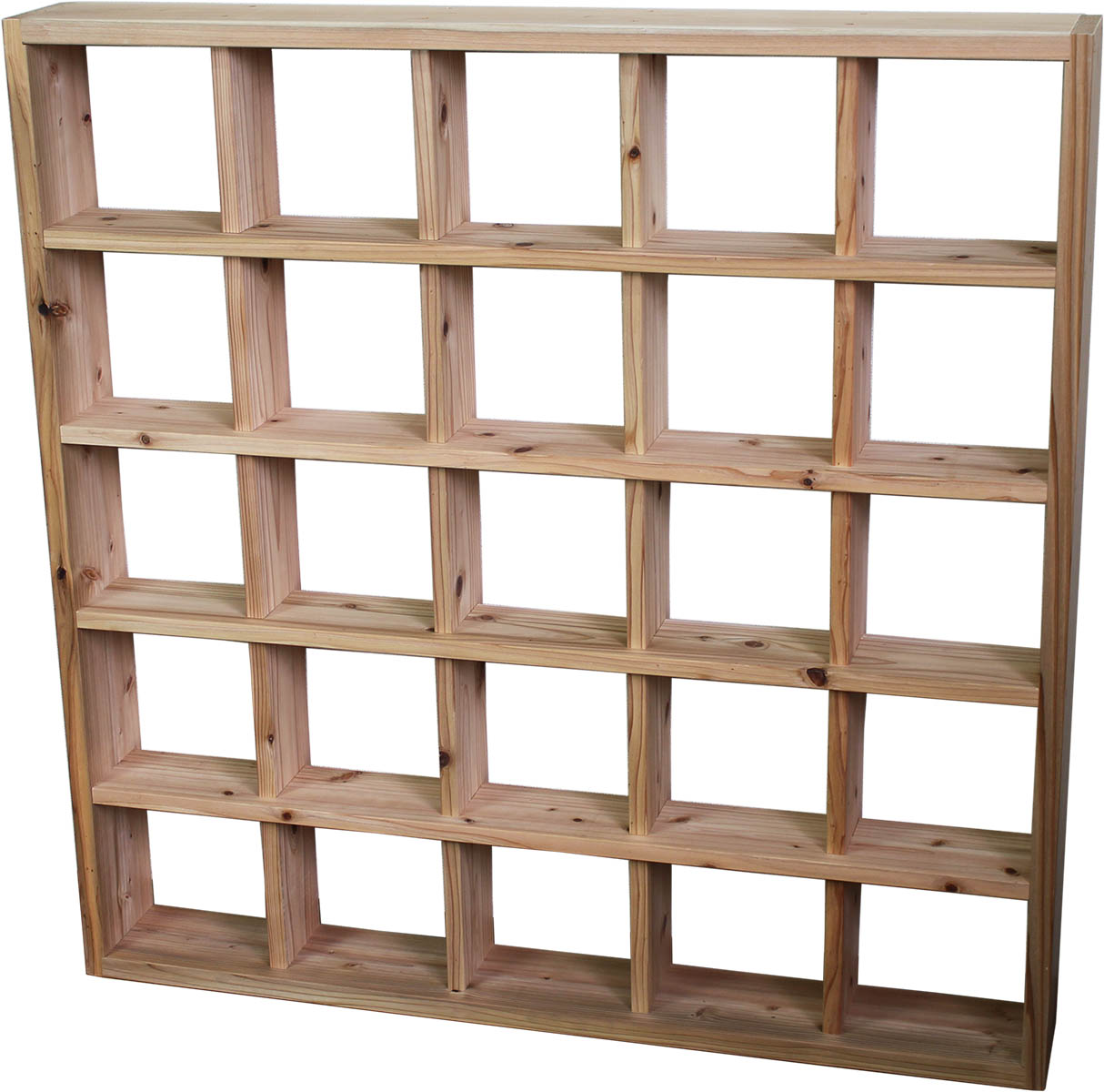 SUGI-インテリア】格子ラック 200型（内寸20cm） 5×5 【DIYキット