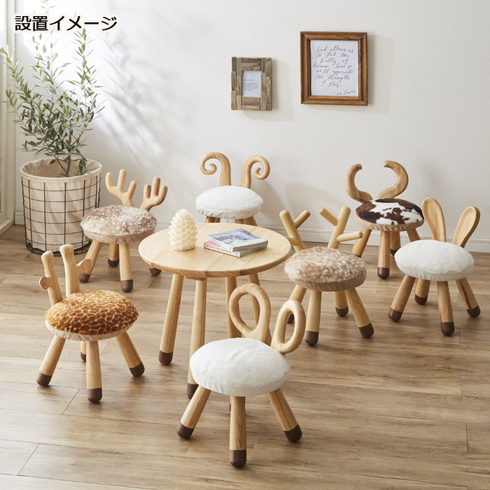 子供用 テーブル 丸 おしゃれ 木製 キッズ家具