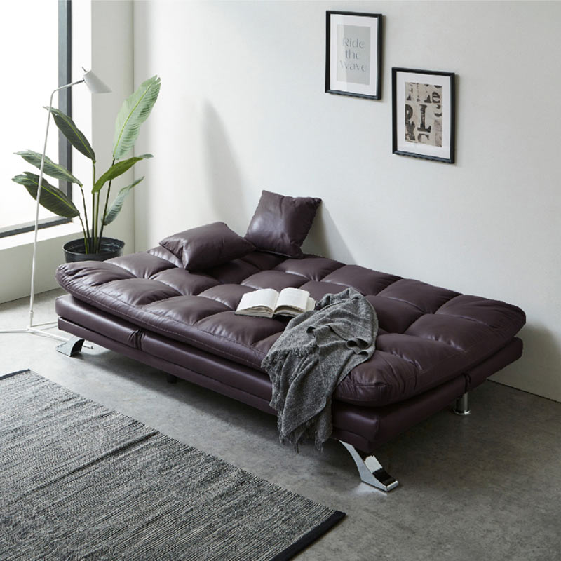 3WAYソファベッド/レザー調ファブリック/シェーズロング/ダークブラウン/新品 楽天市場】☆11%OFF☆ ソファ ソファー ソファベッド ソファー