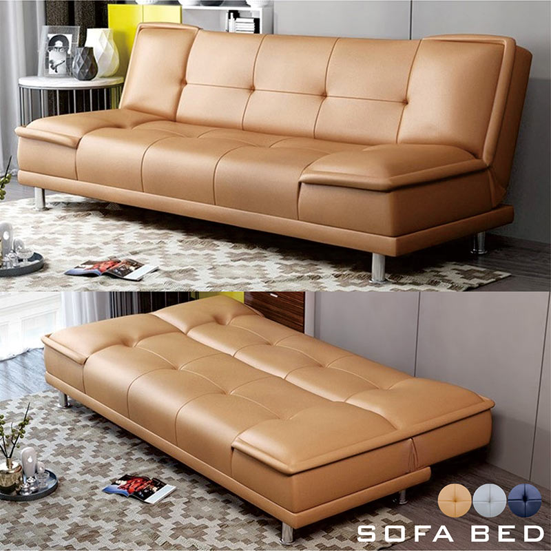 タオル生地 ソファー ソファーベッド シングル 3人掛け ブークレーソファ モダン おしゃれ 選べるクッション ベージュ ダークグレー