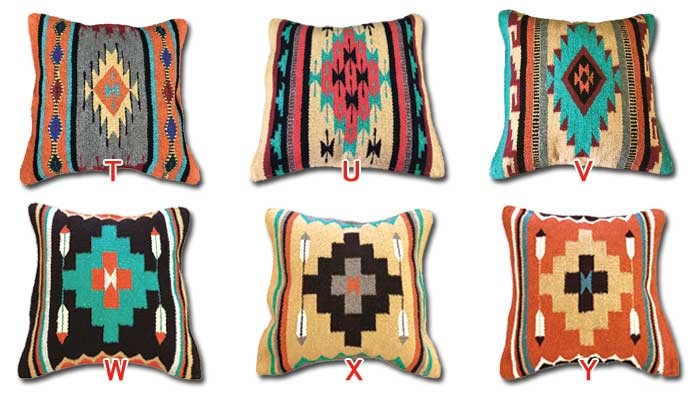 エルパソ サドルブランケット アステカ クッションカバー 4枚セット El Paso SADDLE BLANKET エルパソ サドルブランケット アクリル製