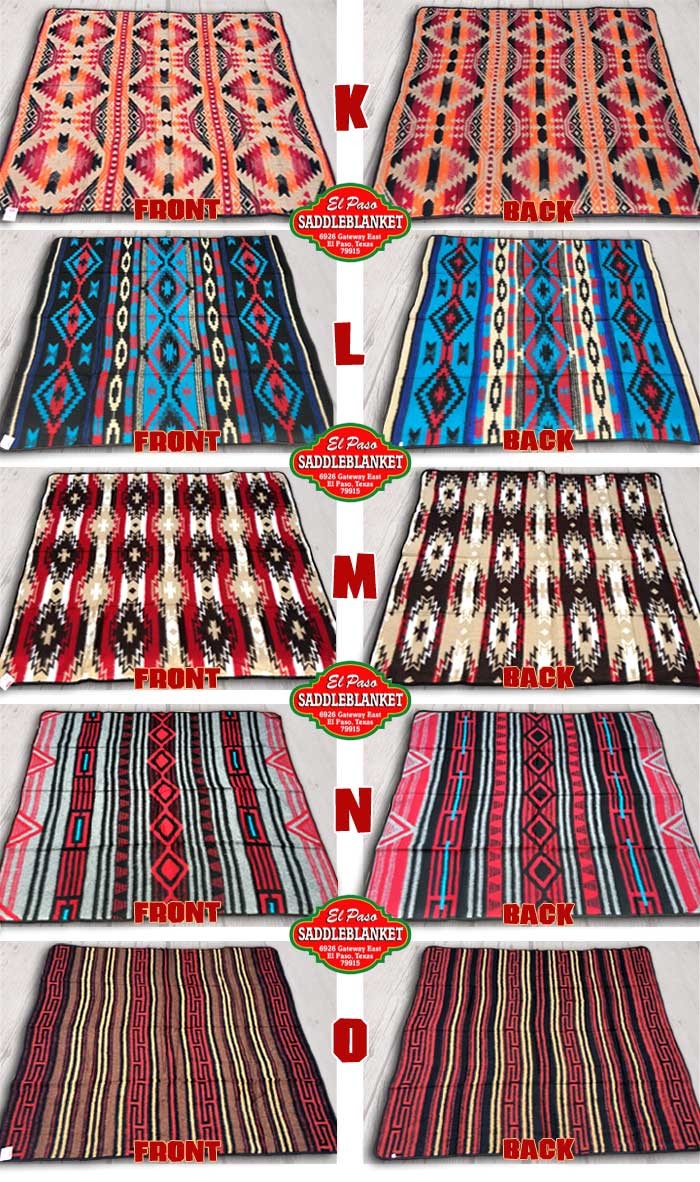 El Paso SADDLE BLANKET(家具、インテリア) ネイティブ柄 ラグ