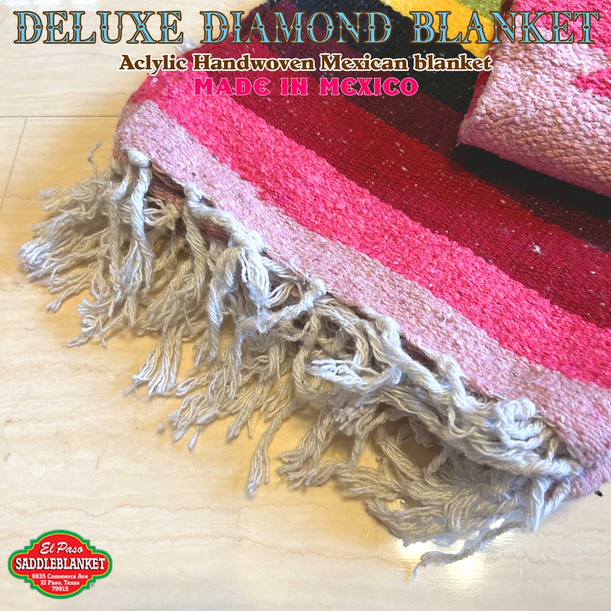 エルパソサドル　メキシカンブランケット El Paso SADDLE BLANKET エルパソサドルブランケット デラックス