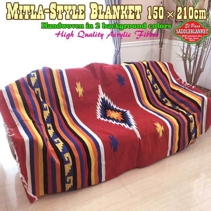 エルパソ サドルブランケット El Paso SADDLEBLANKET ネイティブ柄 ラグ キャンプ ミトラブランケット 150cm×210cm  全2カラー : mitlabb : ウッドウェイ・ファニチャー - 通販 - Yahoo!ショッピング