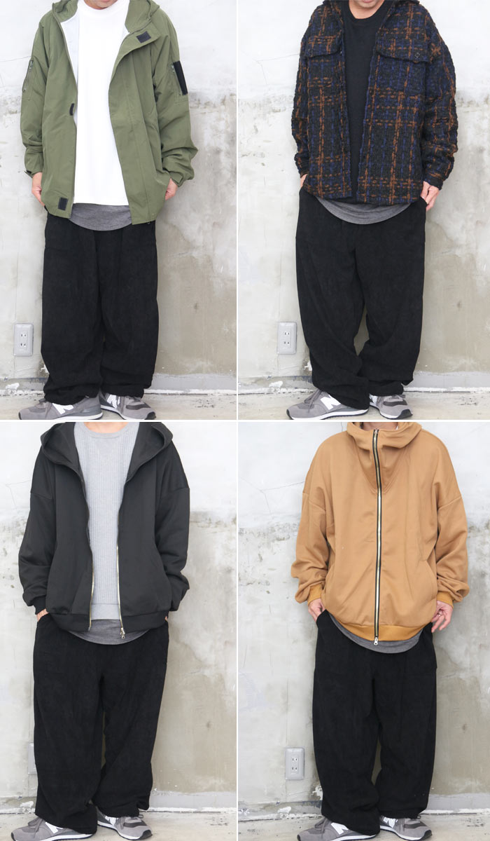 Boys beさんご着用 コーデュロイワイドパンツ メンズ ワイド