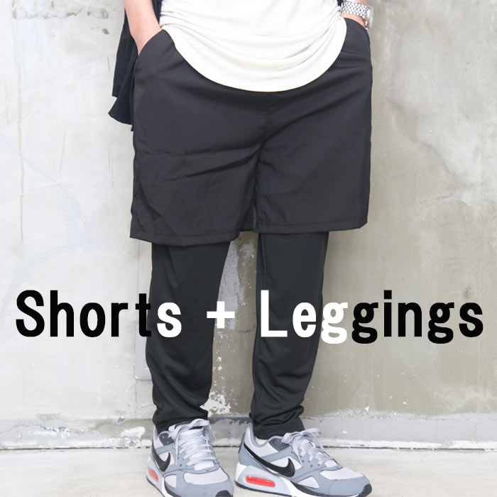 SIIILON 黒レース ハーフパンツ レギンス th-01082_15.jpg