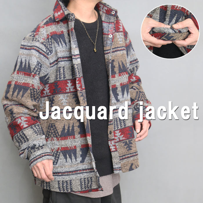 ネイティブ柄ジャケット ジャケット ネイティブ柄 メンズ アウター