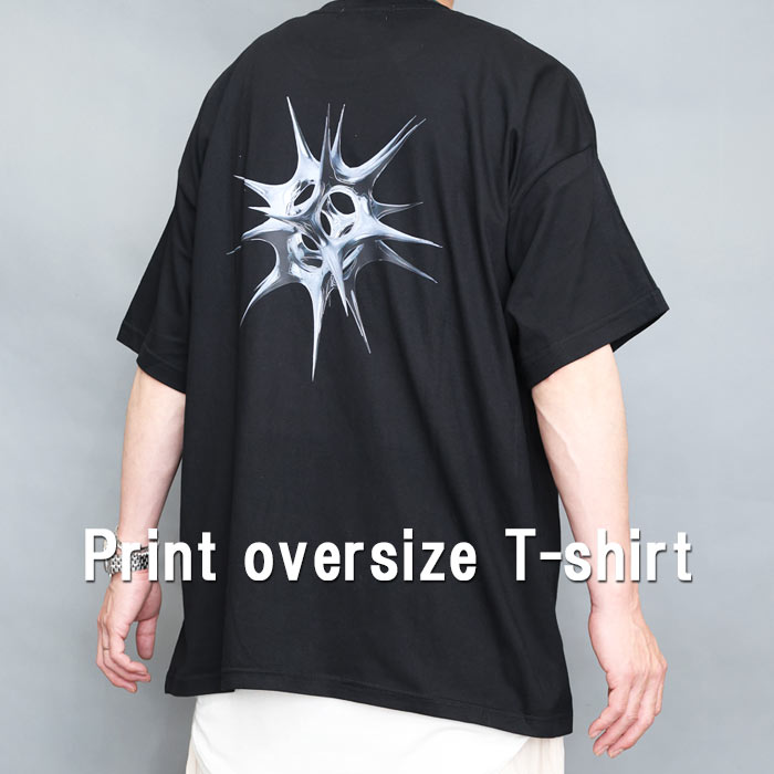 プリントビッグTシャツ メンズ [M便 1/1] プリントTシャツ ビッグT