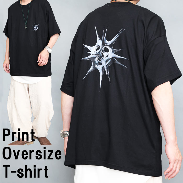プリントビッグTシャツ メンズ [M便 1/1] プリントTシャツ ビッグT