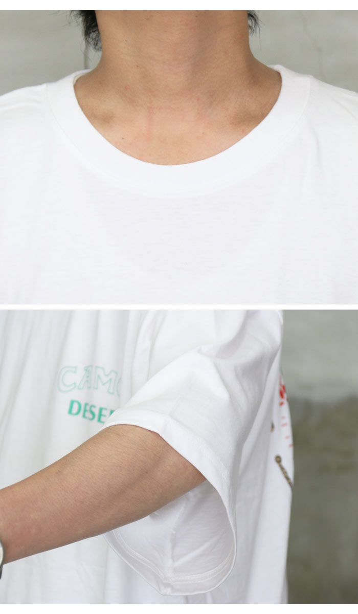 プリントビッグTシャツ☆ [M便 1/1] トップス メンズ Tシャツ