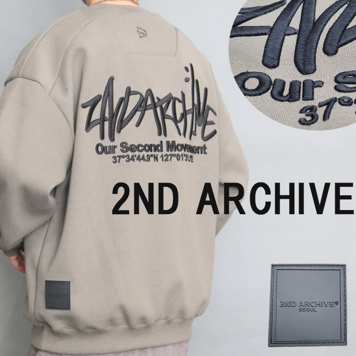 2ND ARCHIVE 刺繍 トレーナー メンズ [M便 1/1] 2nd Archive セカンド