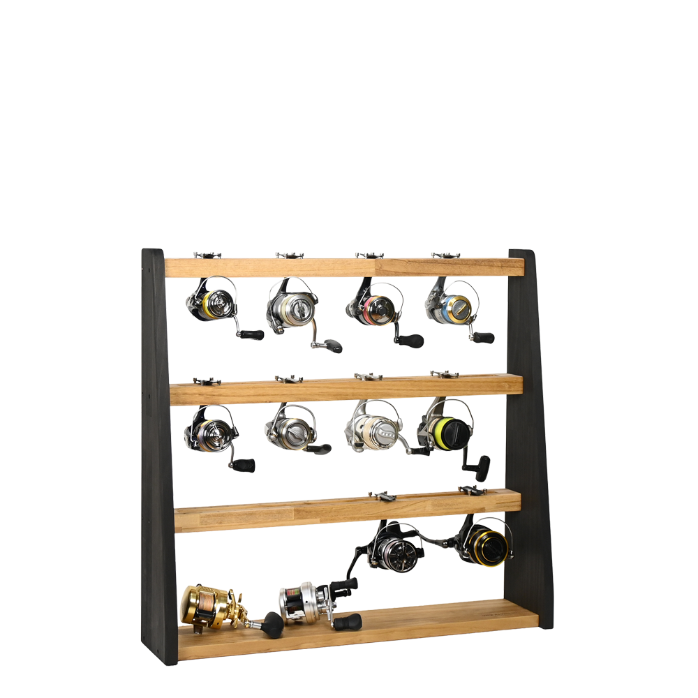 WOODWORKS リールスタンド Aタイプ (サイズ：L)木製 日本製 【 釣竿