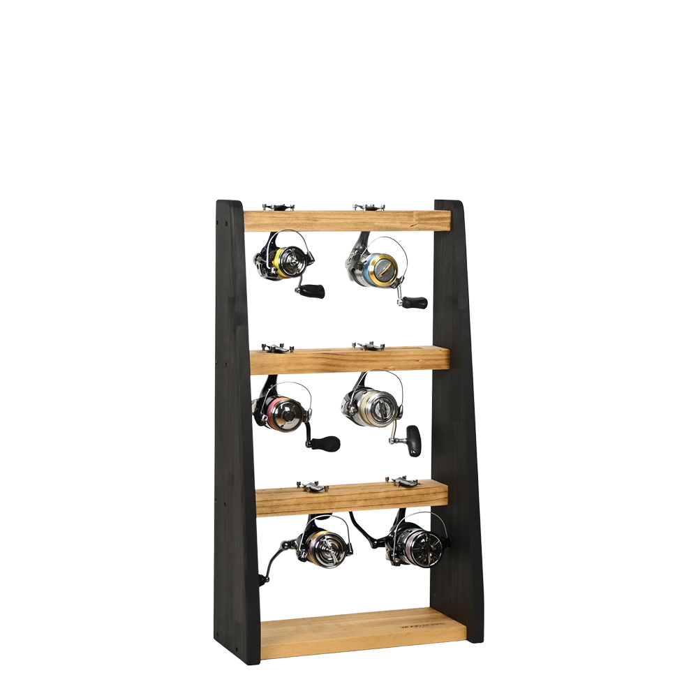 WOODWORKS リールスタンド Aタイプ (サイズ：M)木製 日本製 【 釣竿