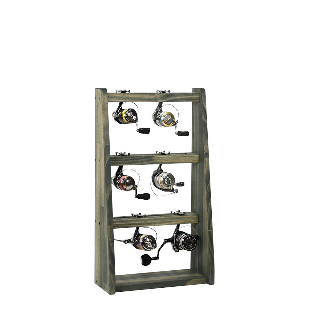 WOODWORKS リールスタンド Aタイプ (サイズ：M)木製 日本製 【 釣竿