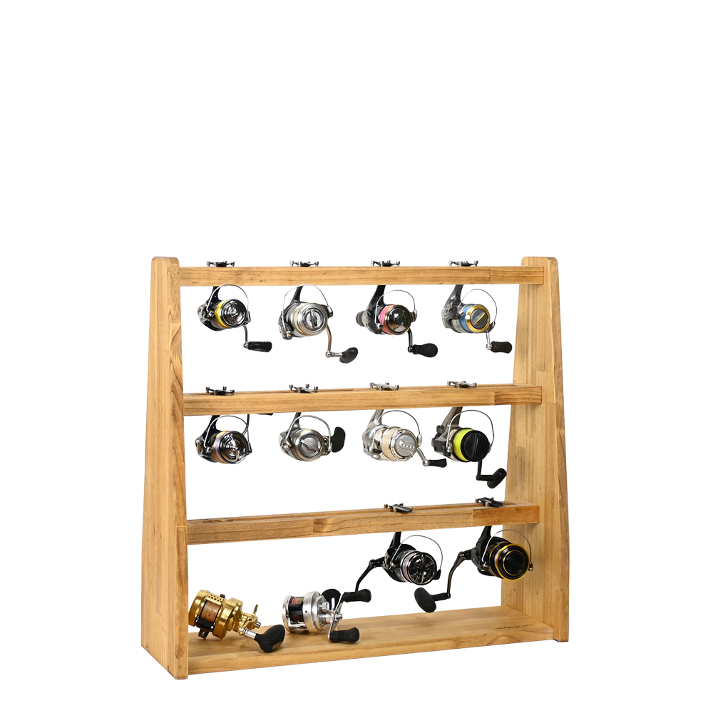 WOODWORKS リールスタンド Bタイプ (サイズ：L) 木製 日本製 【 釣竿
