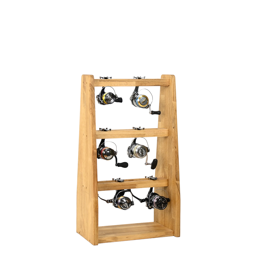 WOODWORKS リールスタンド Bタイプ (サイズ：M)木製 日本製 【 釣竿