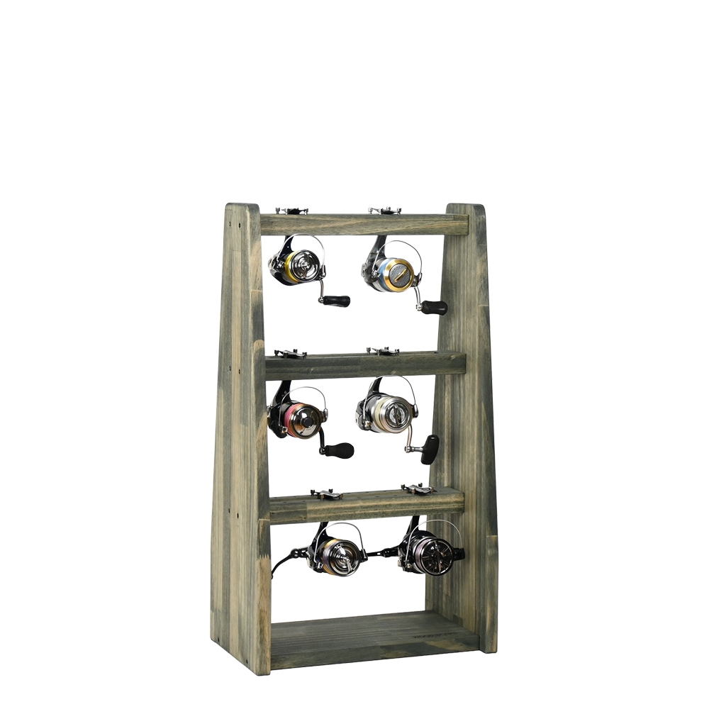 WOODWORKS リールスタンド Bタイプ (サイズ：M)木製 日本製 【 釣竿