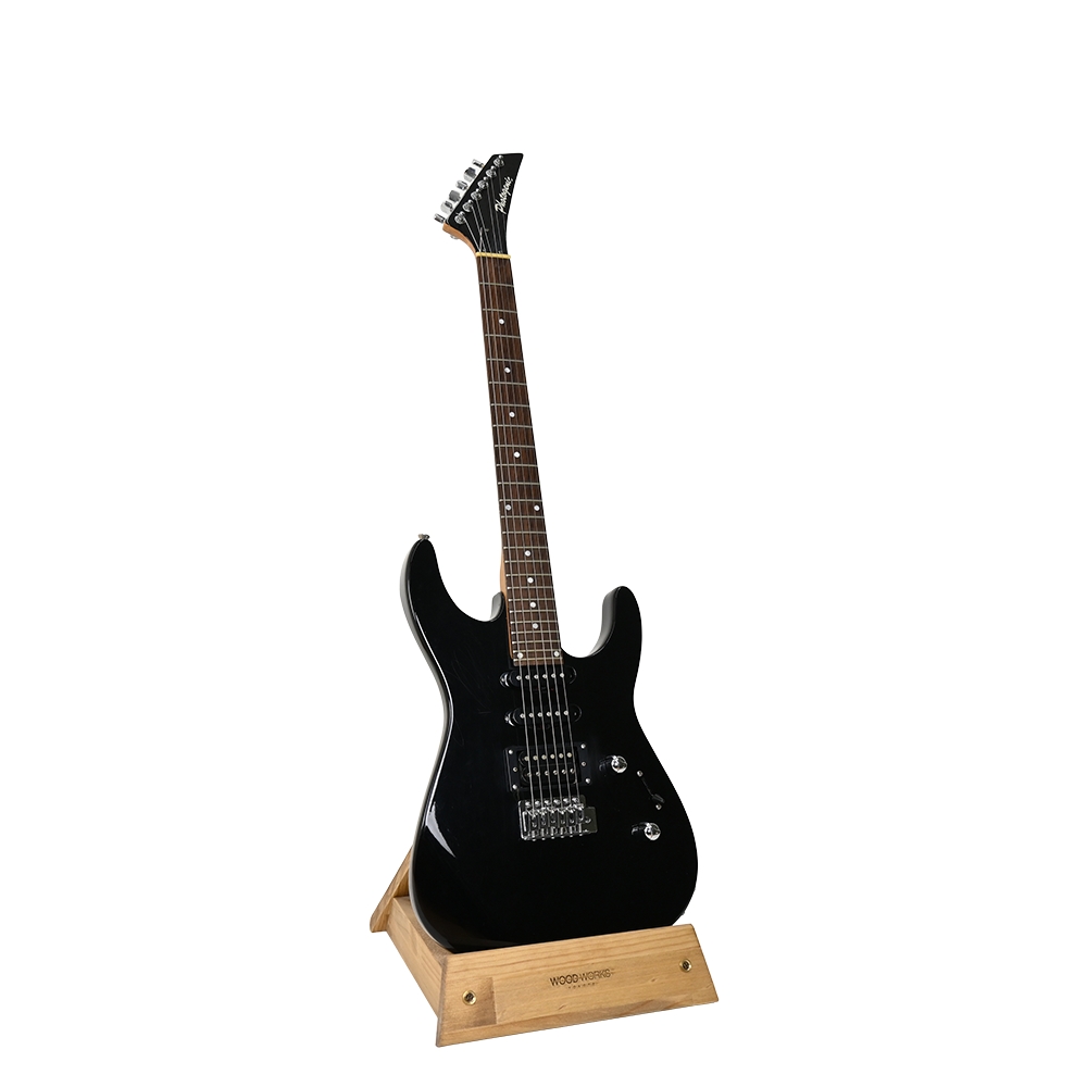 WOODWORKS ギタースタンド 1本掛 エレキギター用 ラッカー塗装対応
