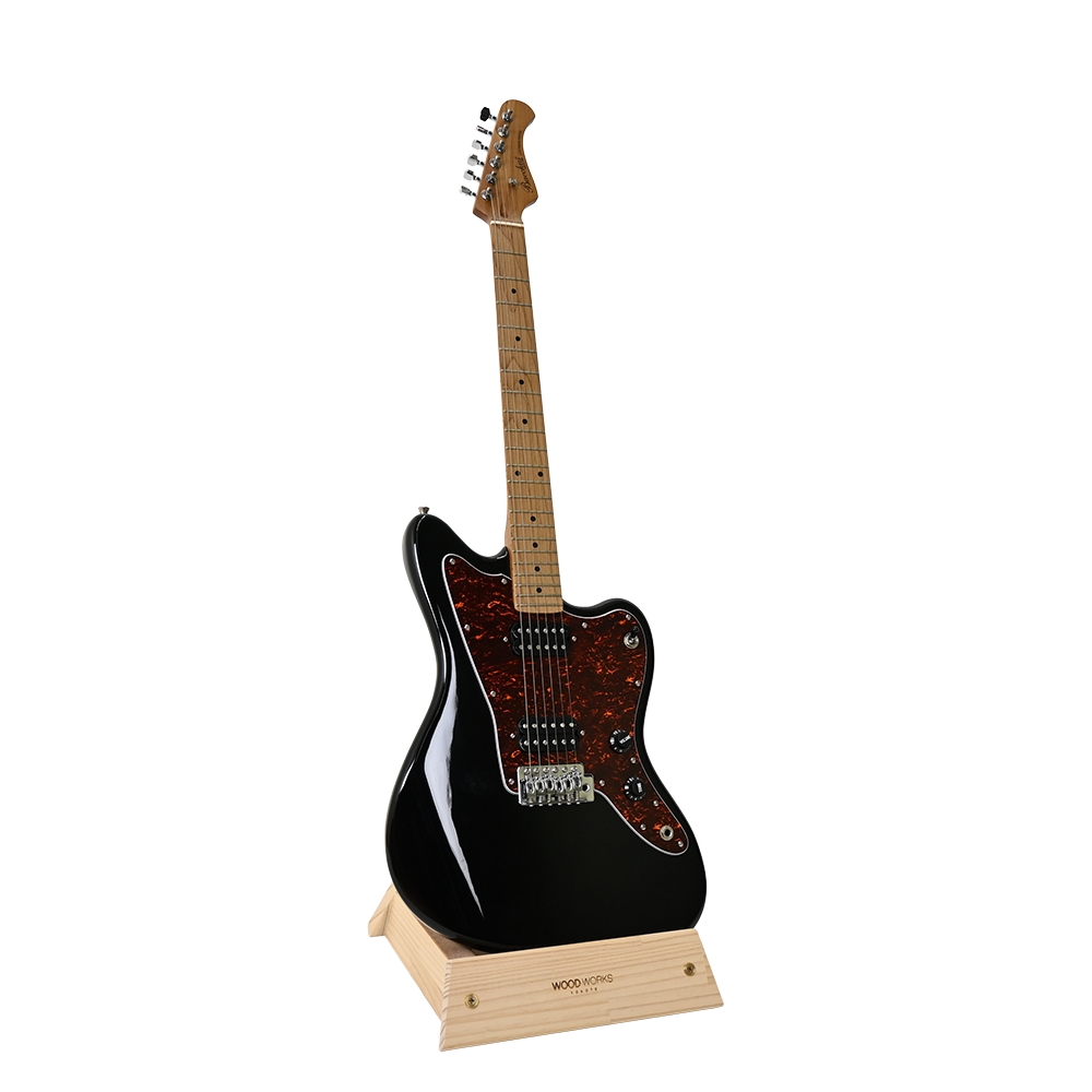 WOODWORKS ギタースタンド 1本掛 エレキギター オフセットボディ用（右