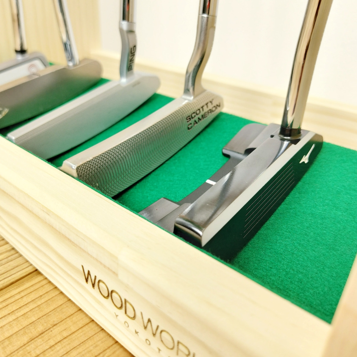 WOODWORKS パターラック 10本掛 (色：ナチュラル)木製 日本製