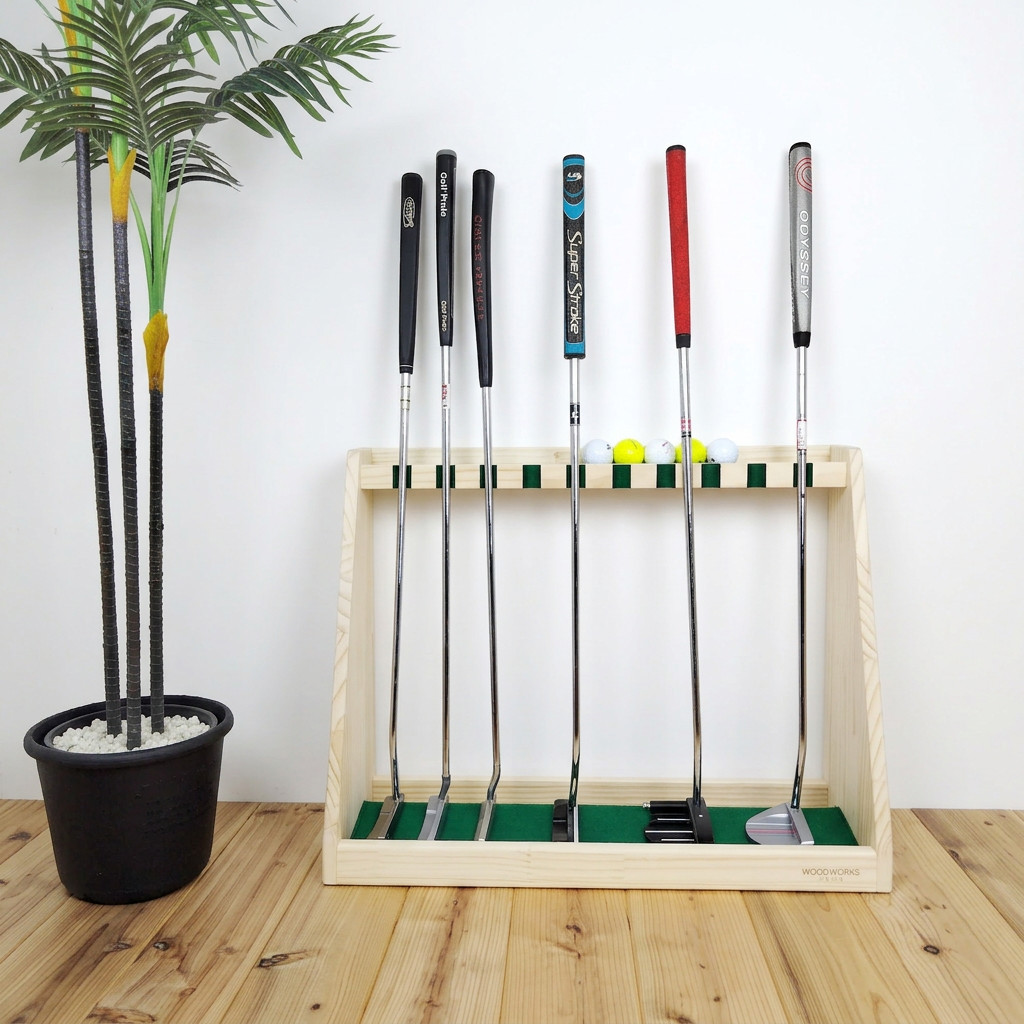 WOODWORKS パターラック 10本掛 (色：ナチュラル)木製 日本製