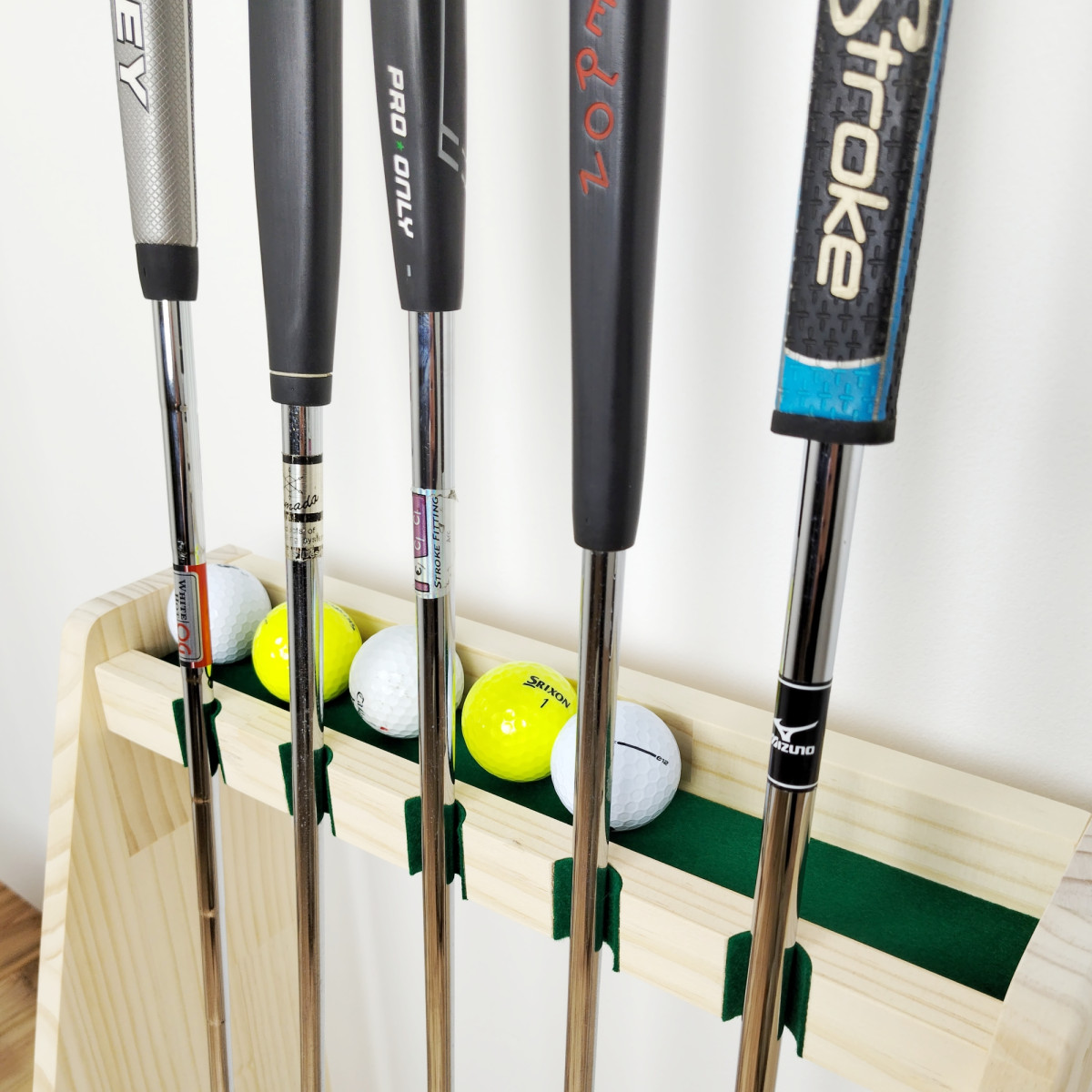 WOODWORKS パターラック 10本掛 (色：ナチュラル)木製 日本製
