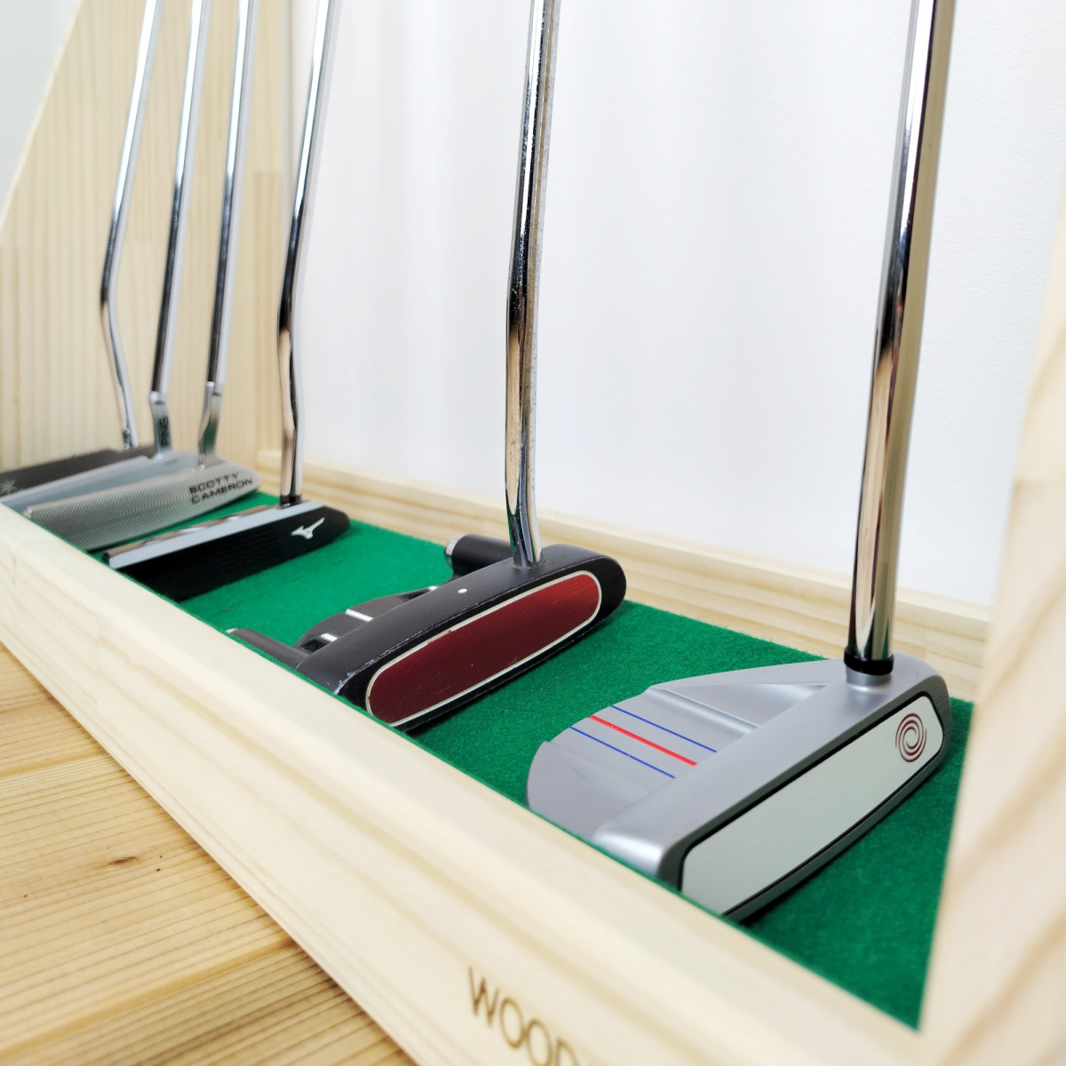 WOODWORKS パターラック 10本掛 (色：ナチュラル)木製 日本製