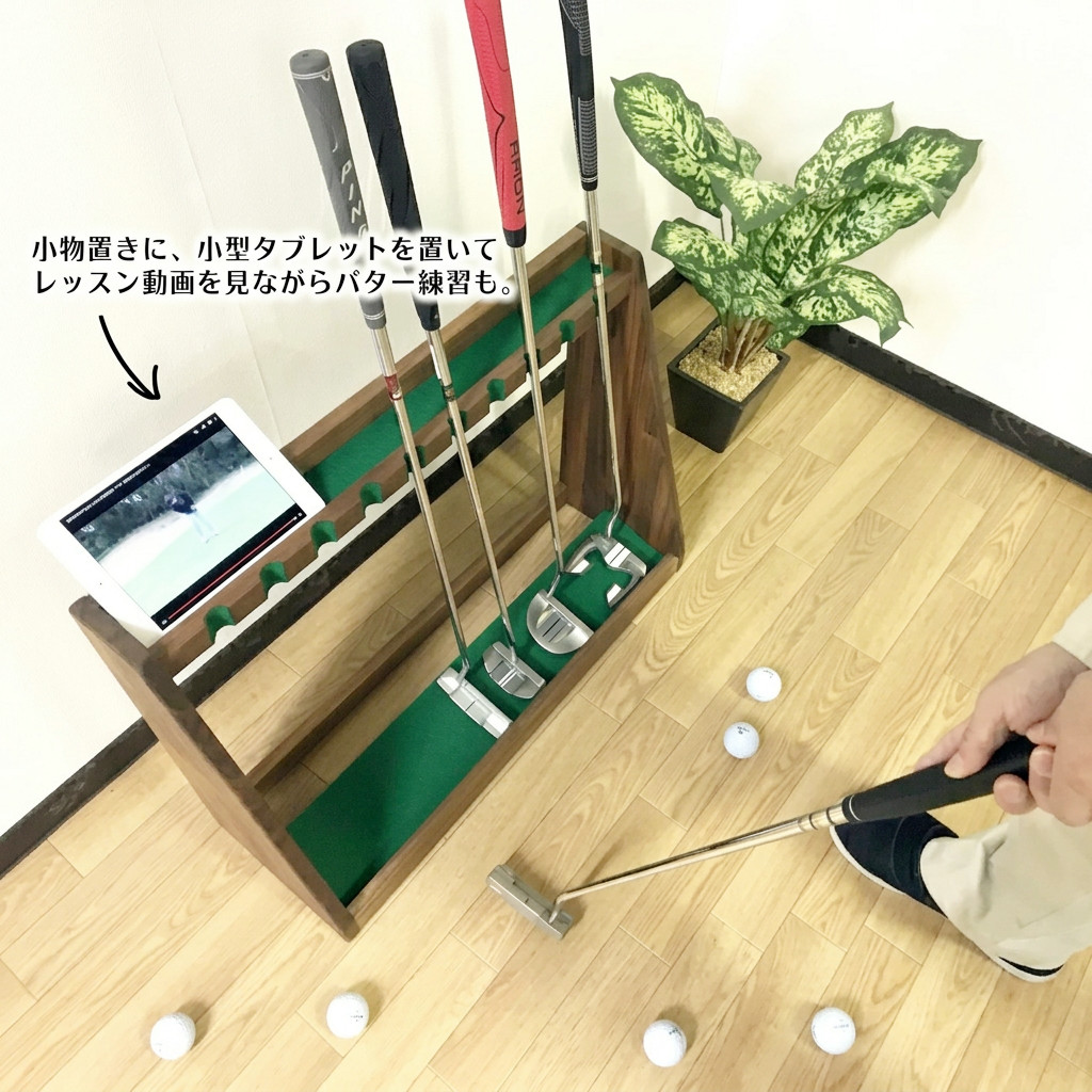WOODWORKS パターラック 10本掛 (色：ナチュラル)木製 日本製