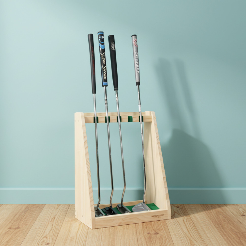 WOODWORKS パターラック 5本掛 (色：ナチュラル) 木製 日本製
