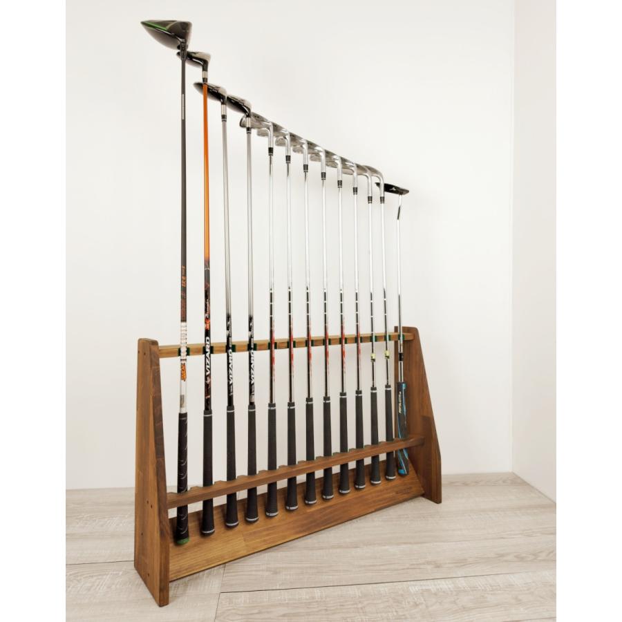 WOODWORKS ゴルフクラブスタンド 13本掛 (色:ブラウン)木製 日本製 WOODWORKS ゴルフクラブスタンド 13本掛 (色:ブラウン)木製 日本製