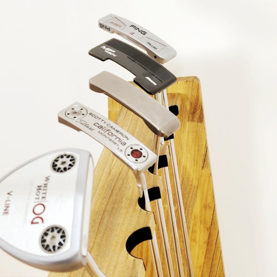 WOODWORKS ゴルフクラブスタンド10本掛け【ゴルフ練習 パターマット