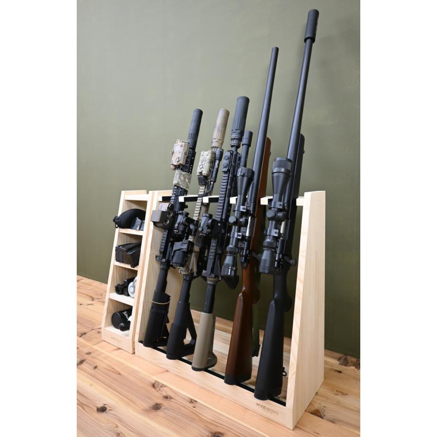 WOODWORKS ガンラック 3丁掛 (色:ナチュラル) 木製 日本製 WOODWORKS ガンラック 3丁掛 (色:ナチュラル) 木製 日本製